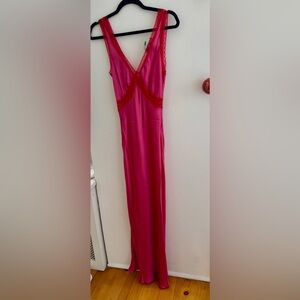 VRG GRL Meet Me On The Dance Floor Bias Cut Maxi dress, size US 4 NWT